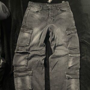 Men's Gray Cargo Pants